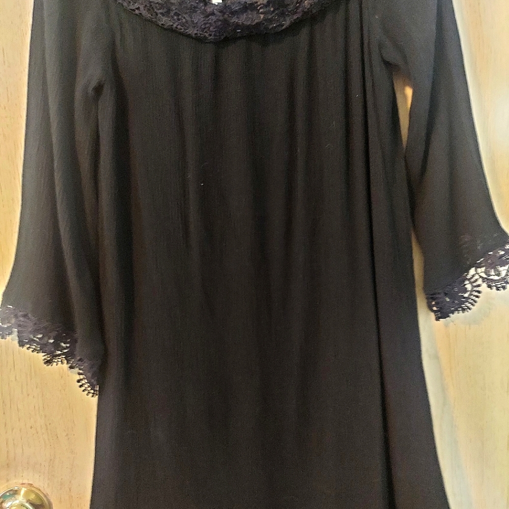 Charlotte Russe Small  Black baby doll dress